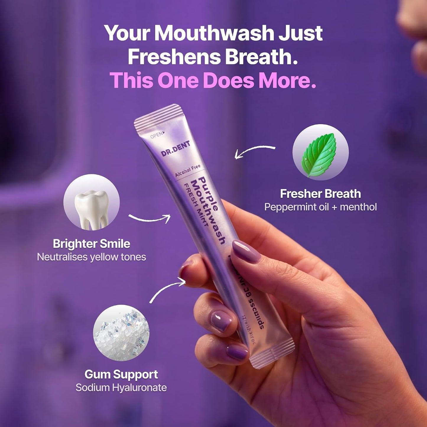 Vibrant Smile Mouthwash Sachets